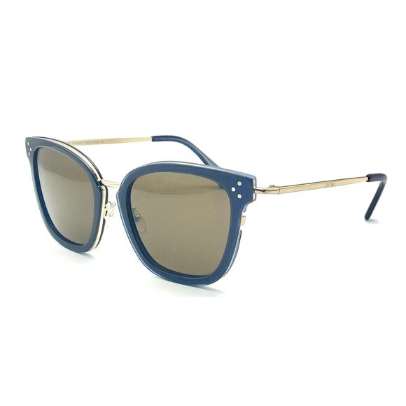 NEW CELINE CL40035F 88E BLUE AUTHENTIC SUNGLASSES 54-19 140 - Picture 1 of 3